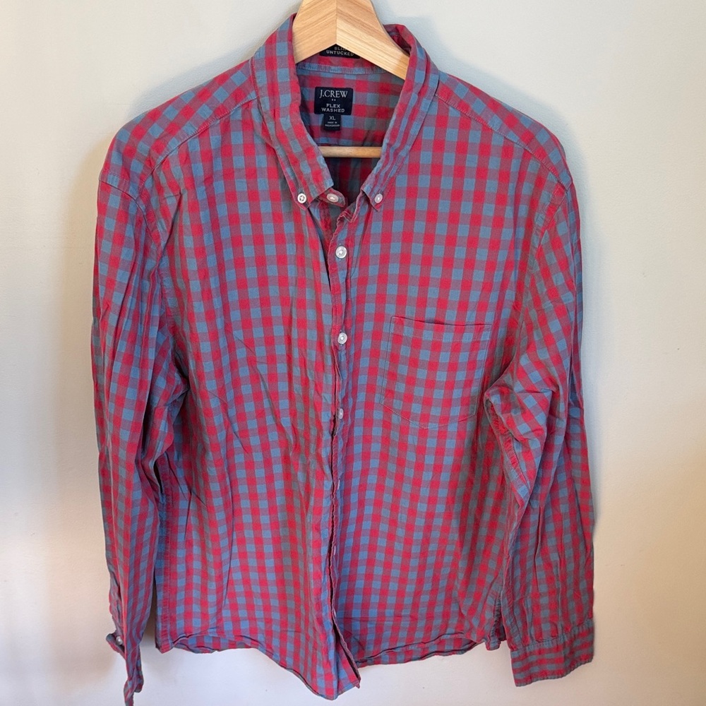 J.crew outlet flex washed shirt
